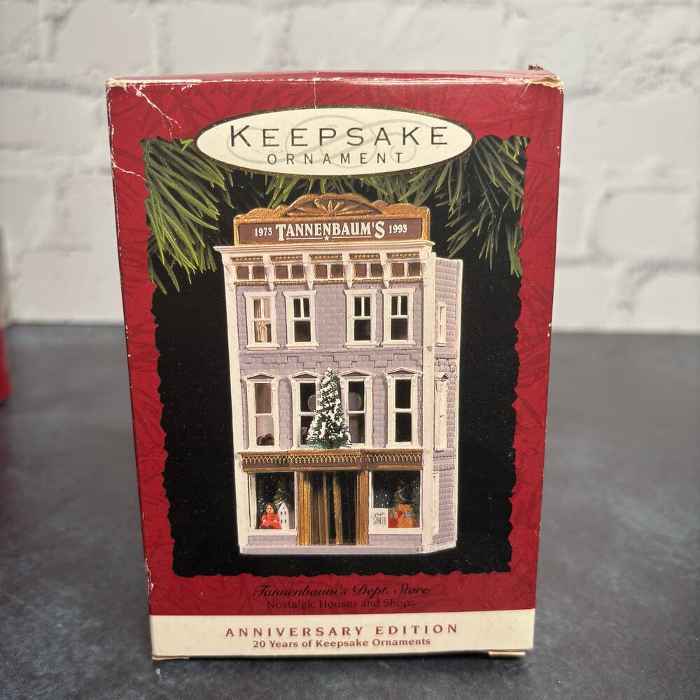 Hallmark Keepsake 1993 Tannenbaum's Dept Store Anniversary Ornament